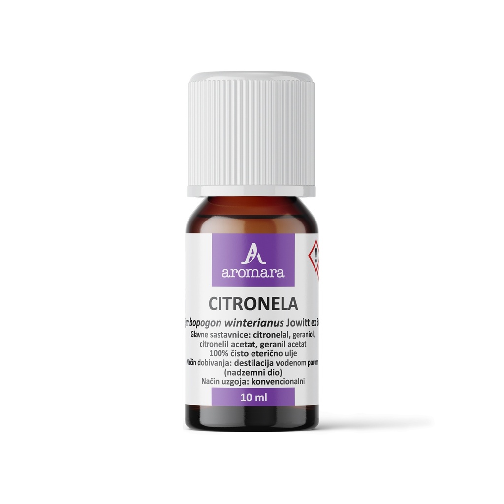 CITRONELA eterično ulje, 10 ml