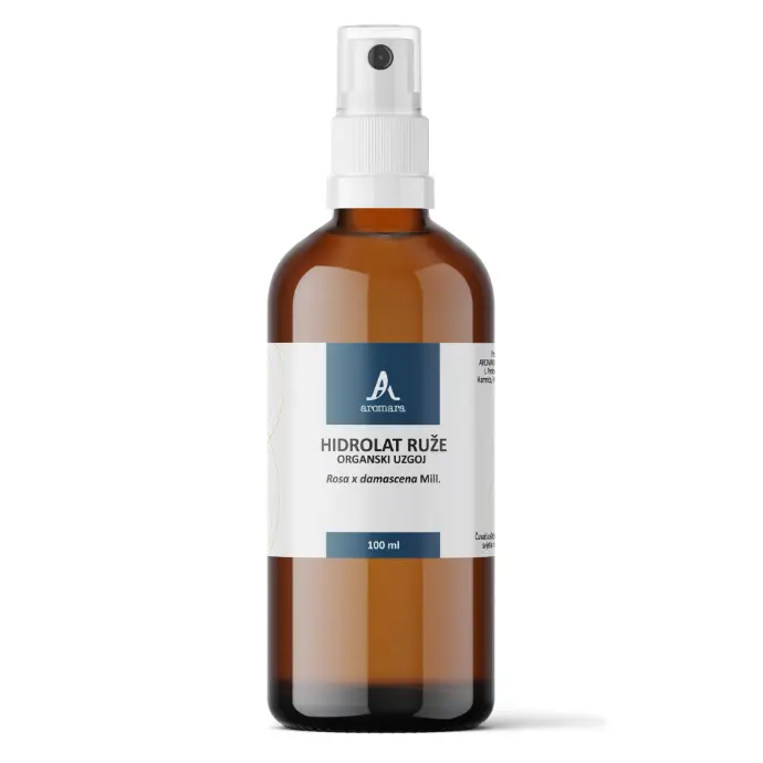 RUŽA hidrolat, organski uzgoj, 100 ml