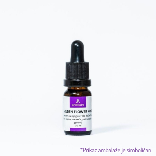 [425-004-0030] GOLDEN FLOWER ROSE, serum za njegu zrele kože lica, organski 30 ml