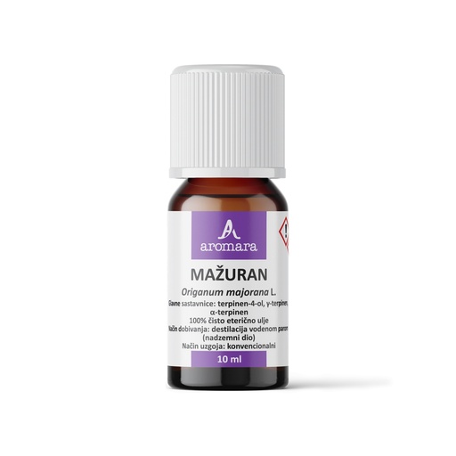 [400-032-0010] MAŽURAN eterično ulje, organski uzgoj 10 ml