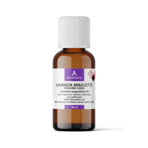 [400-089-0030] LAVANDA MAILLETTE eterično ulje, organski uzgoj, 30 ml
