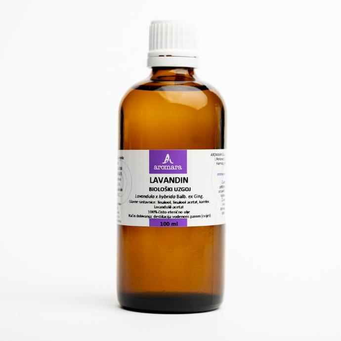 LAVANDIN, biološki uzgoj, eterično ulje, 100 ml