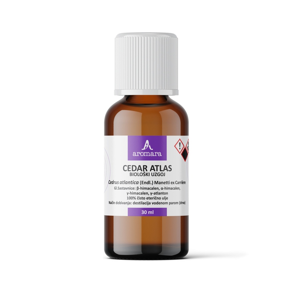 CEDAR ATLAS eterično ulje, biološki uzgoj, 30 ml