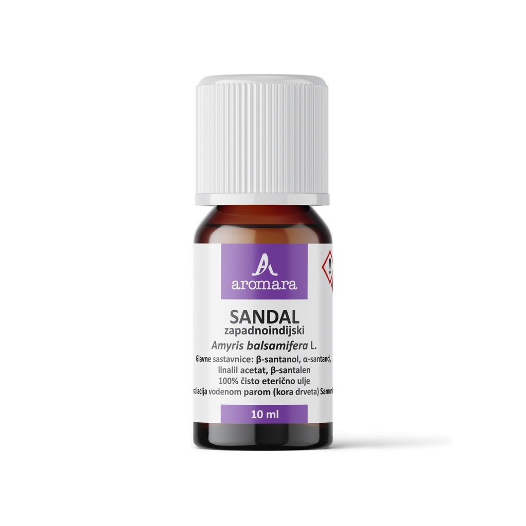 SANDAL ZAPADNOINDIJSKI eterično ulje, 10 ml