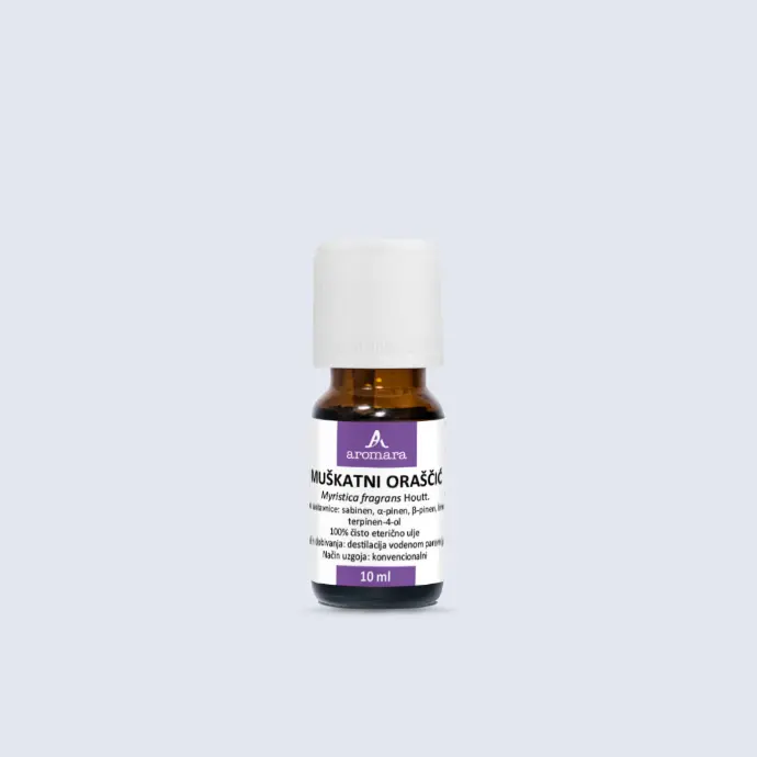 MUŠKATNI ORAŠČIĆ, eterično ulje, 10 ml