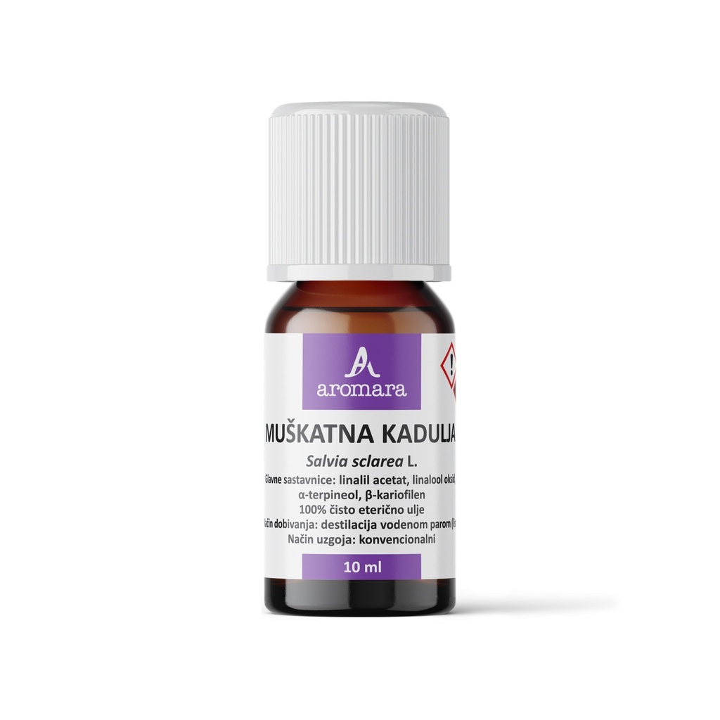 MUŠKATNA KADULJA eterično ulje, 10 ml