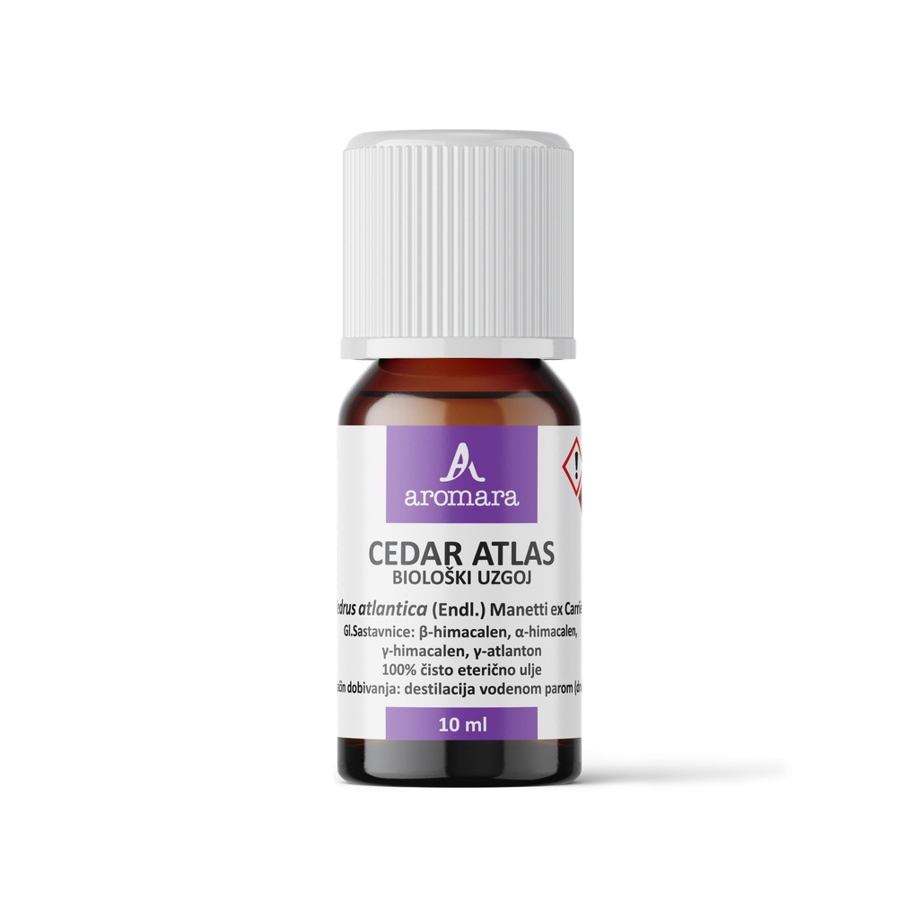CEDAR ATLAS eterično ulje, biološki uzgoj, 10 ml