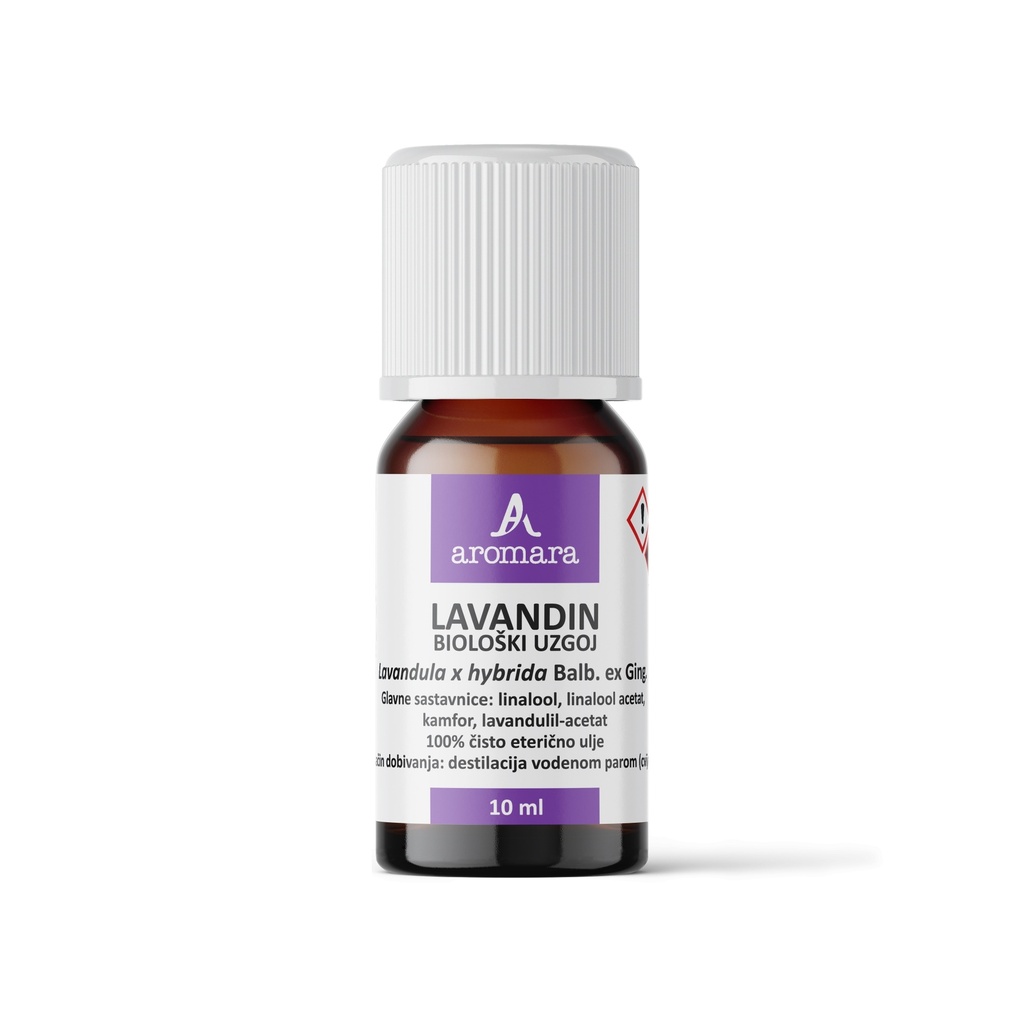LAVANDIN eterično ulje, biološki uzgoj, 10 ml