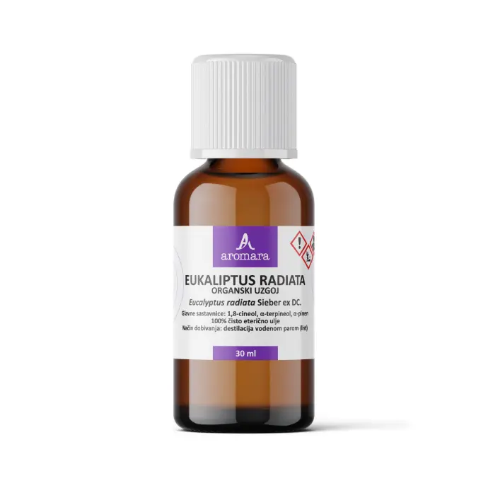 EUKALIPTUS RADIATA eterično ulje, organski uzgoj 30 ml
