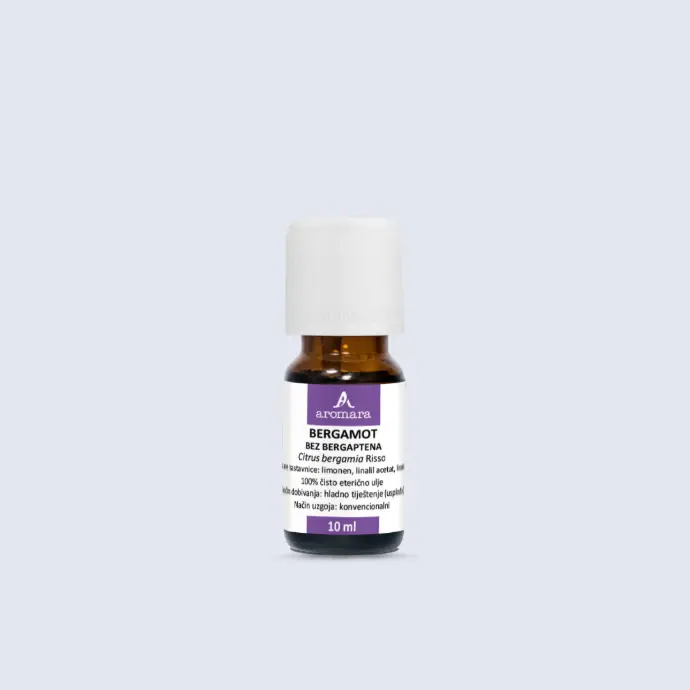 BERGAMOT, bez bergaptena, eterično ulje, 10 ml