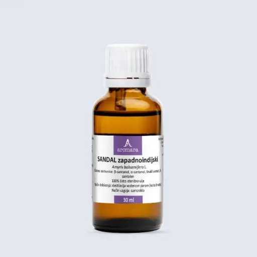 [400-049-0030] SANDAL ZAPADNOINDIJSKI, eterično ulje, 30 ml