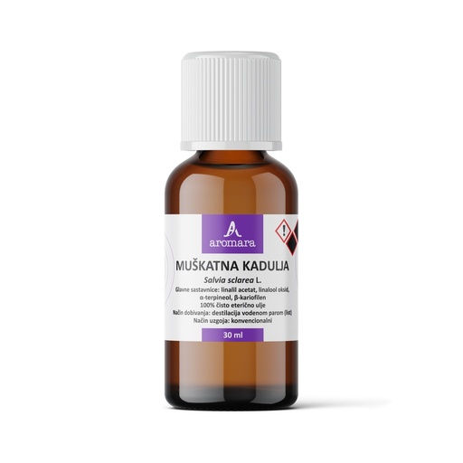 [400-036-0030] MUŠKATNA KADULJA eterično ulje, 30 ml