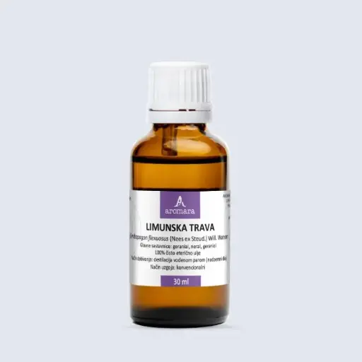 [400-027-0030] LIMUNSKA TRAVA, eterično ulje, 30 ml
