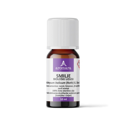 [400-050-0010] SMILJE hrvatsko eterično ulje, biološki uzgoj, 10 ml