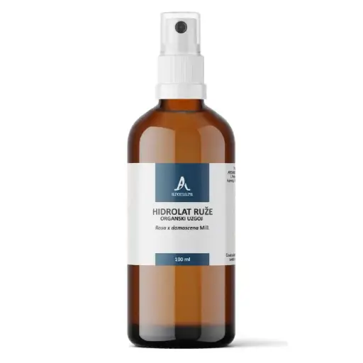 [436-007-0100] RUŽA hidrolat, organski uzgoj, 100 ml