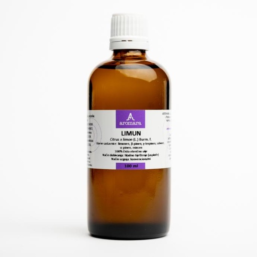 [400-029-0100] LIMUN, eterično ulje, 100 ml