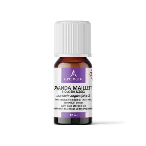 [400-089-0010] LAVANDA MAILLETTE eterično ulje, biološki uzgoj, 10 ml